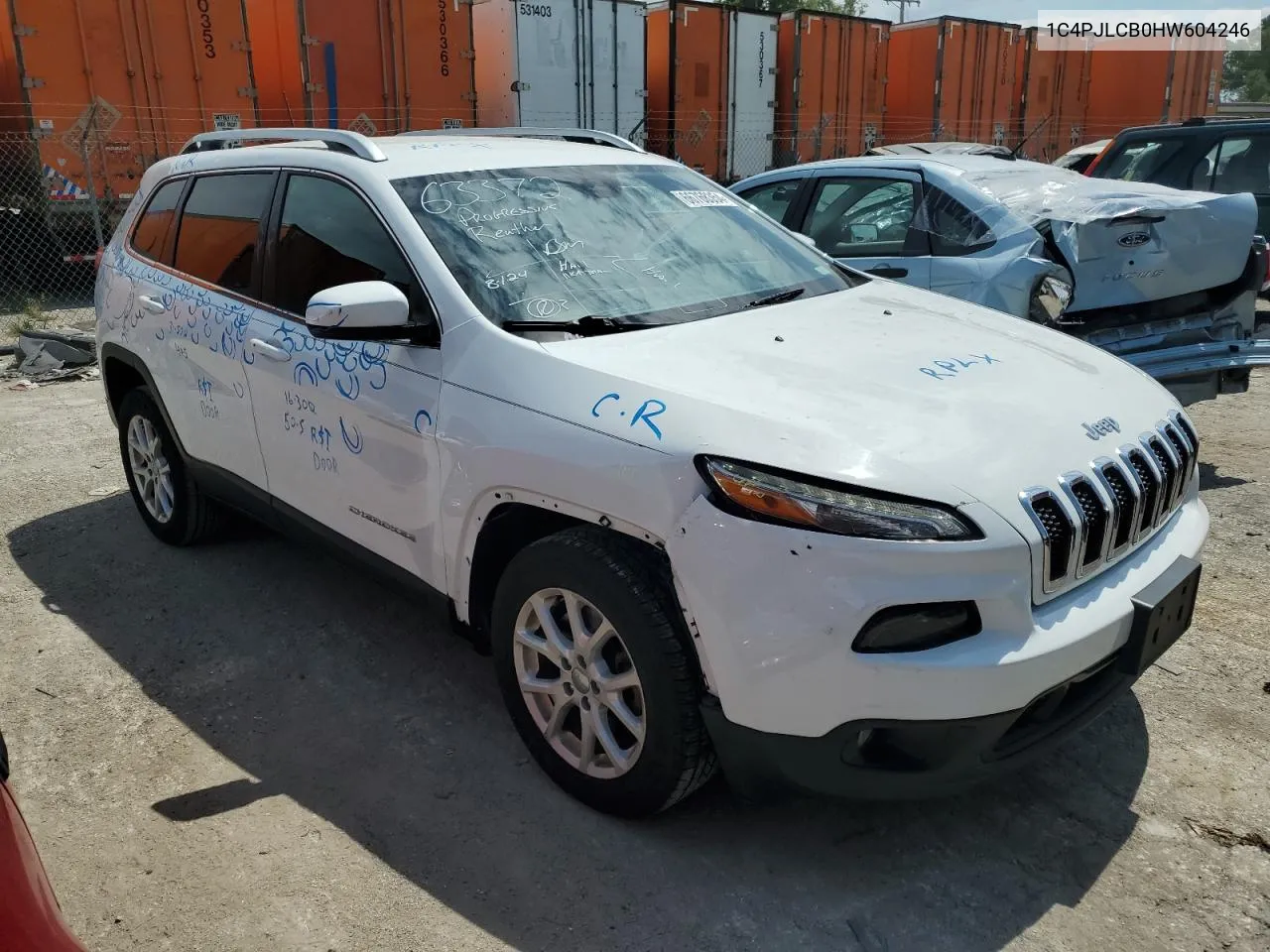 2017 Jeep Cherokee Latitude VIN: 1C4PJLCB0HW604246 Lot: 66768354