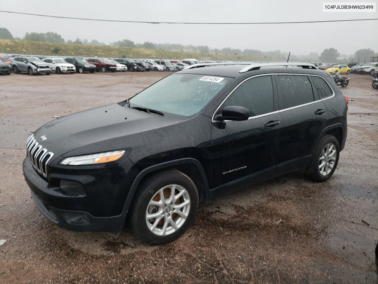 2017 Jeep Cherokee Limited VIN: 1C4PJLDB3HW623499 Lot: 66914354