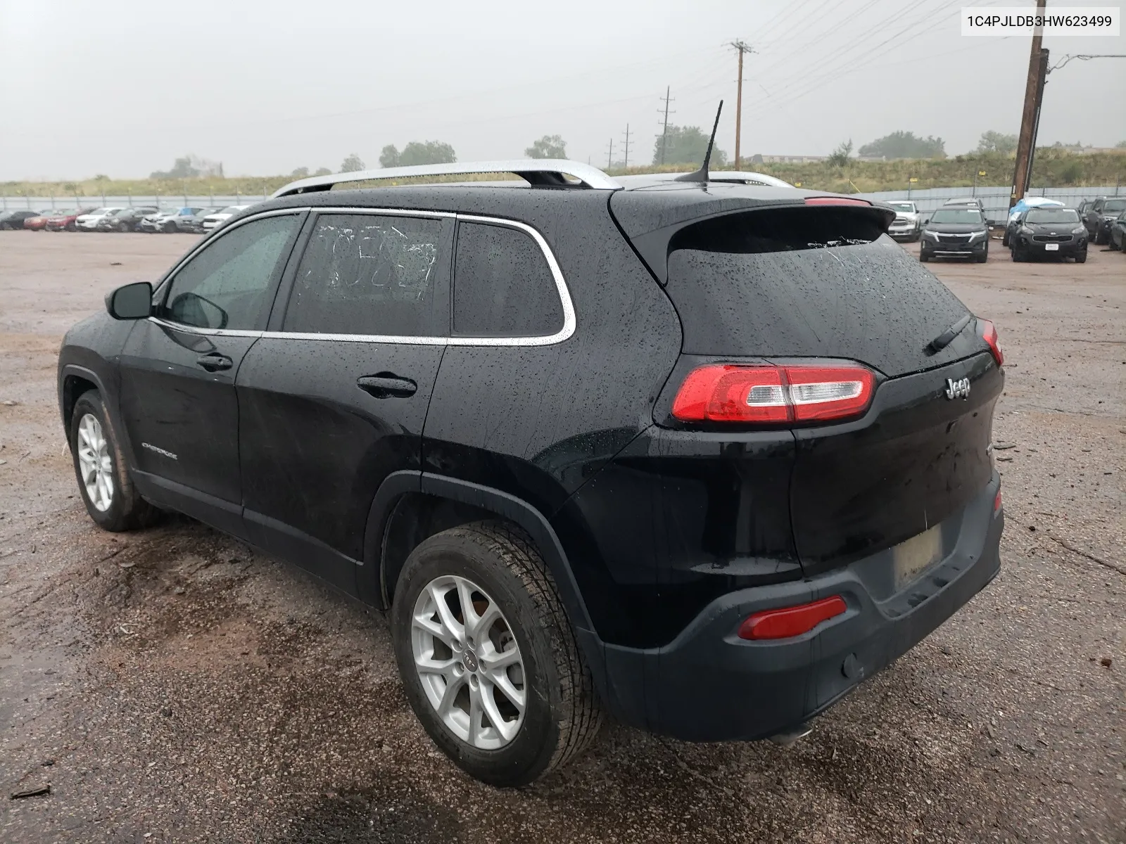 1C4PJLDB3HW623499 2017 Jeep Cherokee Limited