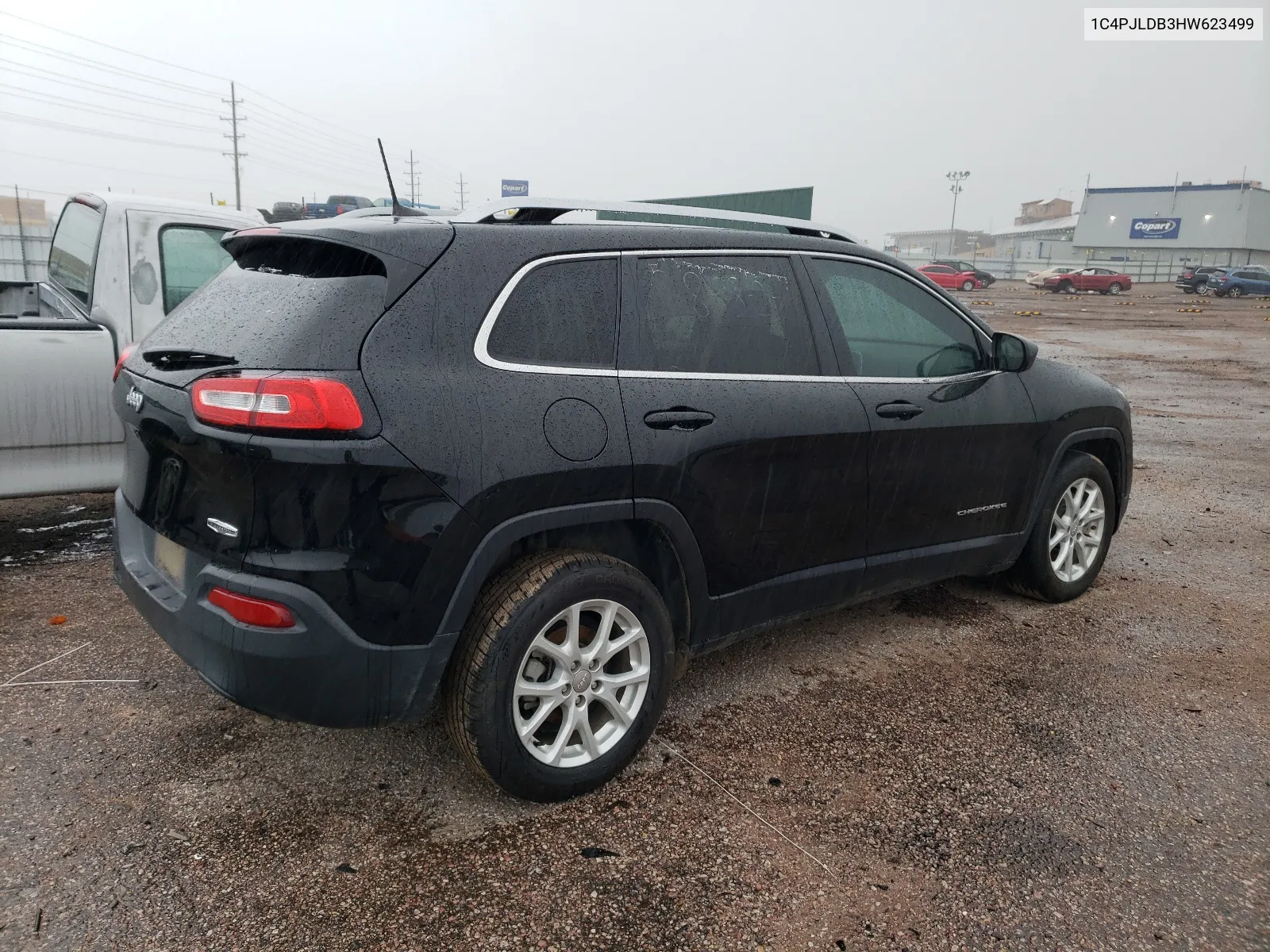 1C4PJLDB3HW623499 2017 Jeep Cherokee Limited