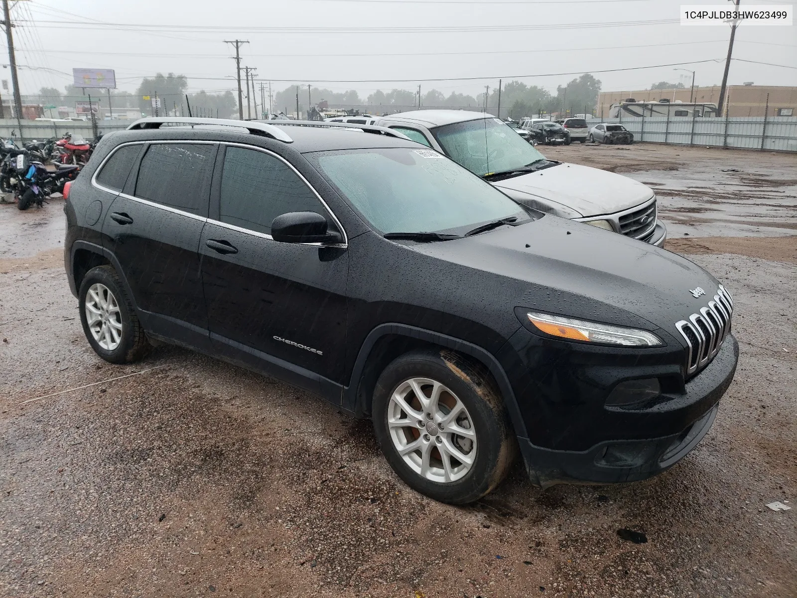 1C4PJLDB3HW623499 2017 Jeep Cherokee Limited