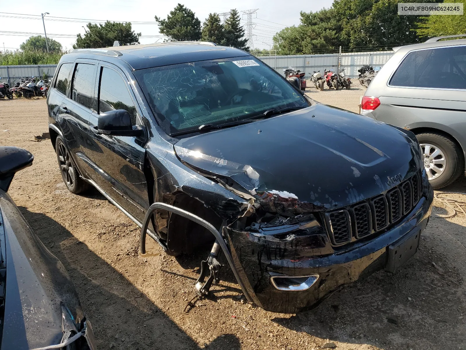 2017 Jeep Grand Cherokee Limited VIN: 1C4RJFBG9HC624245 Lot: 66963174