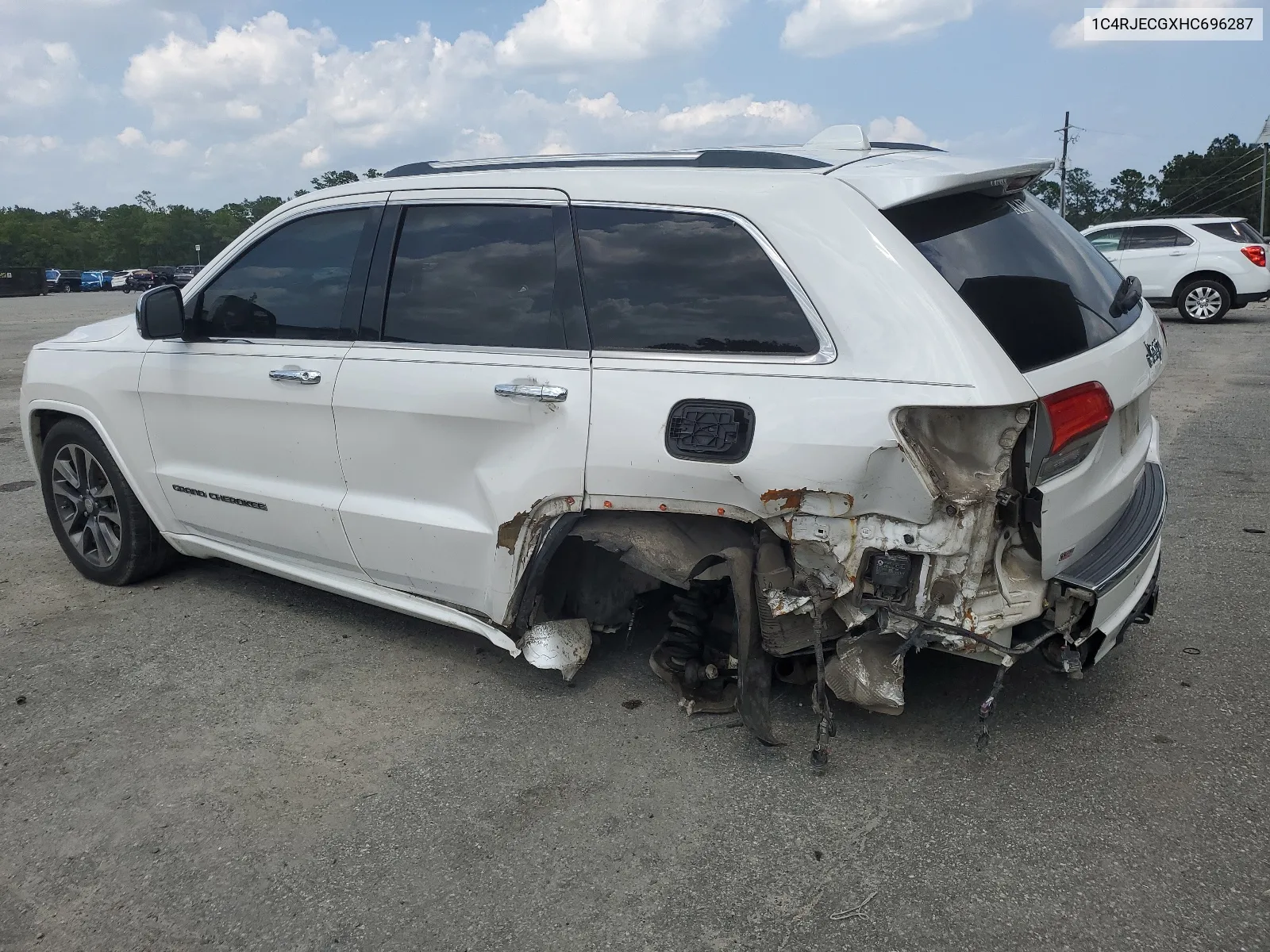 2017 Jeep Grand Cherokee Overland VIN: 1C4RJECGXHC696287 Lot: 67062494