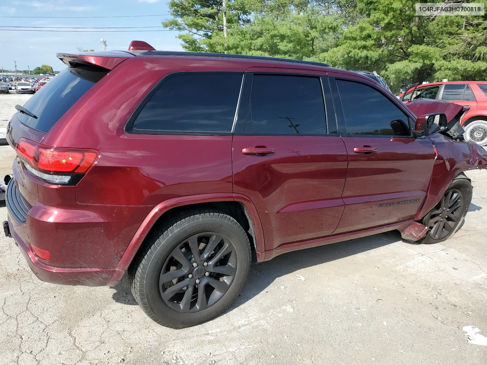 1C4RJFAG3HC700818 2017 Jeep Grand Cherokee Laredo