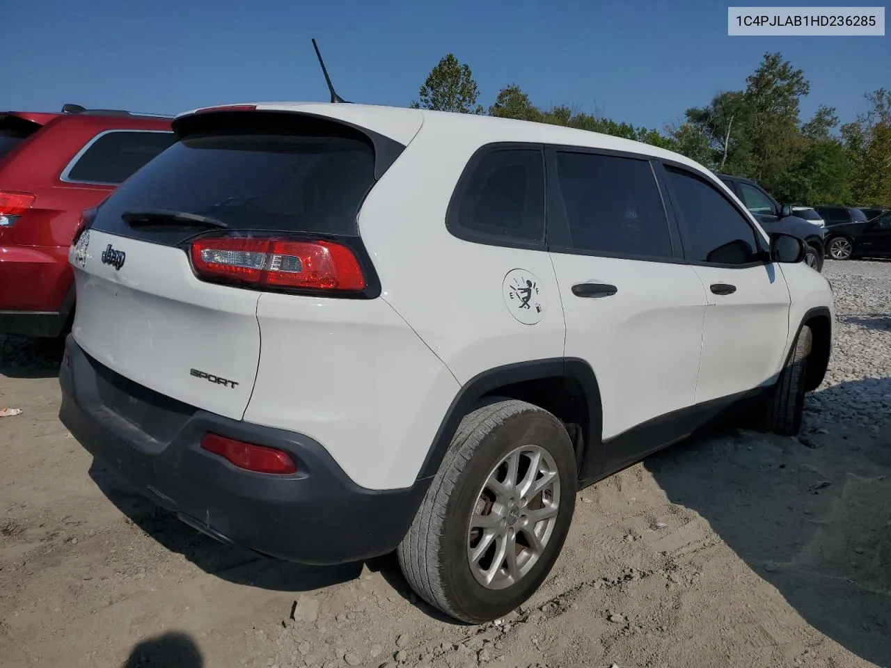 1C4PJLAB1HD236285 2017 Jeep Cherokee Sport