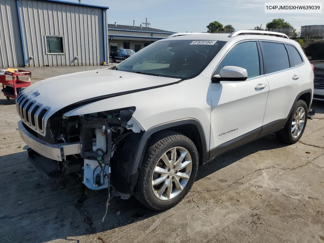 2017 Jeep Cherokee Limited VIN: 1C4PJMDSXHW639039 Lot: 67828184