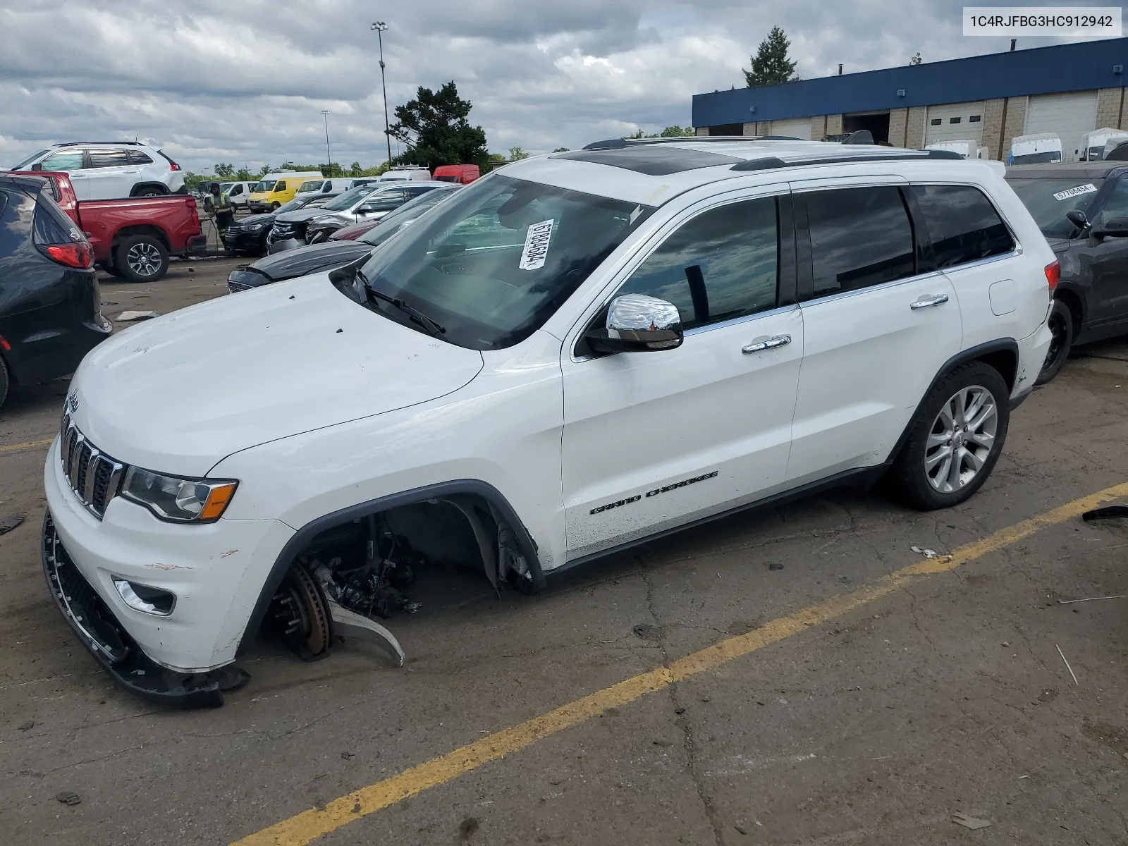 2017 Jeep Grand Cherokee Limited VIN: 1C4RJFBG3HC912942 Lot: 67884684