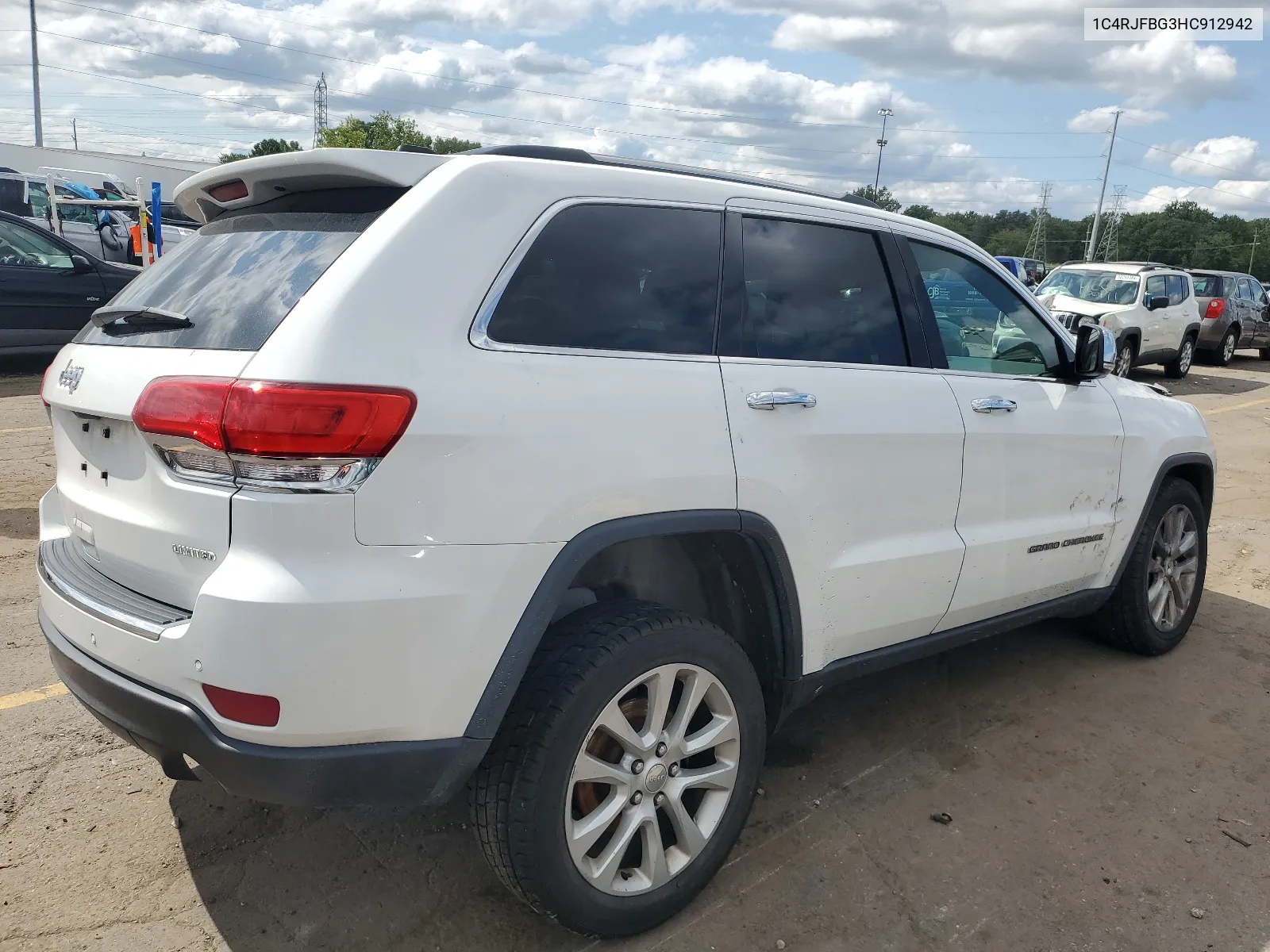 2017 Jeep Grand Cherokee Limited VIN: 1C4RJFBG3HC912942 Lot: 67884684