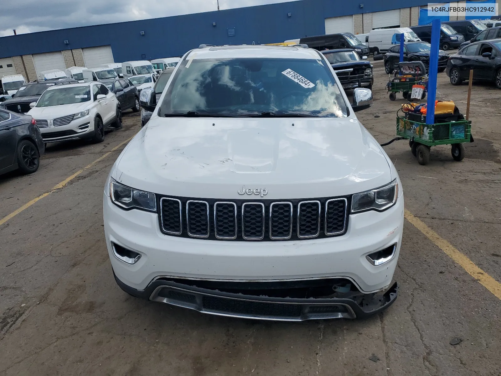 2017 Jeep Grand Cherokee Limited VIN: 1C4RJFBG3HC912942 Lot: 67884684