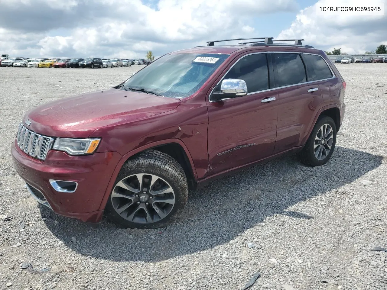 2017 Jeep Grand Cherokee Overland VIN: 1C4RJFCG9HC695945 Lot: 68005264