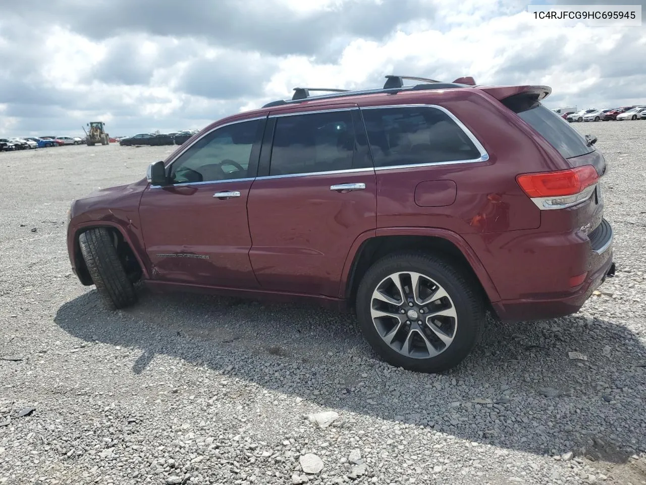 2017 Jeep Grand Cherokee Overland VIN: 1C4RJFCG9HC695945 Lot: 68005264