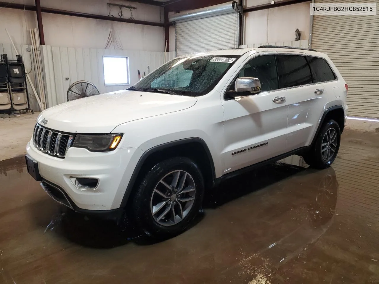 2017 Jeep Grand Cherokee Limited VIN: 1C4RJFBG2HC852815 Lot: 68028014