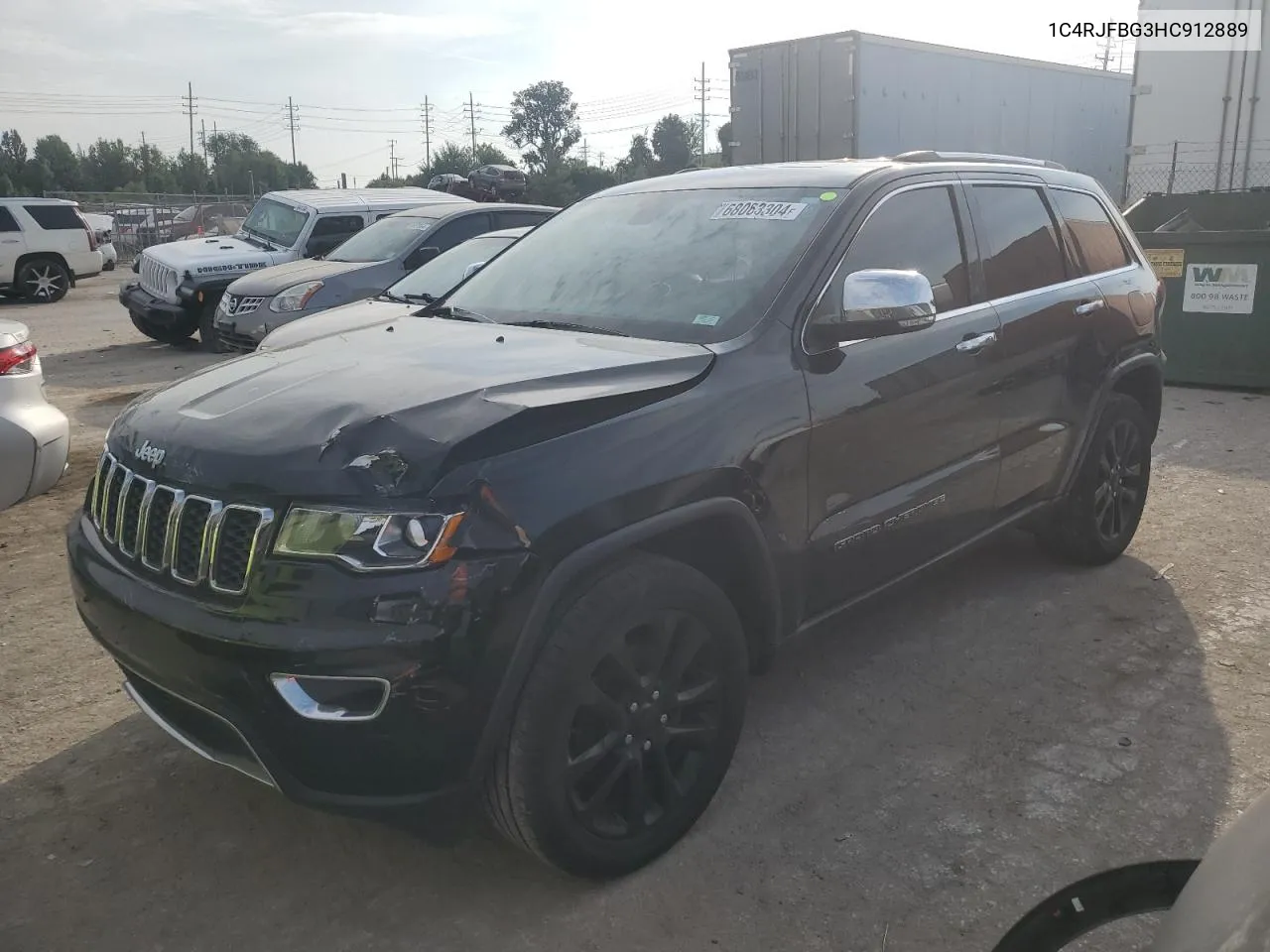 1C4RJFBG3HC912889 2017 Jeep Grand Cherokee Limited