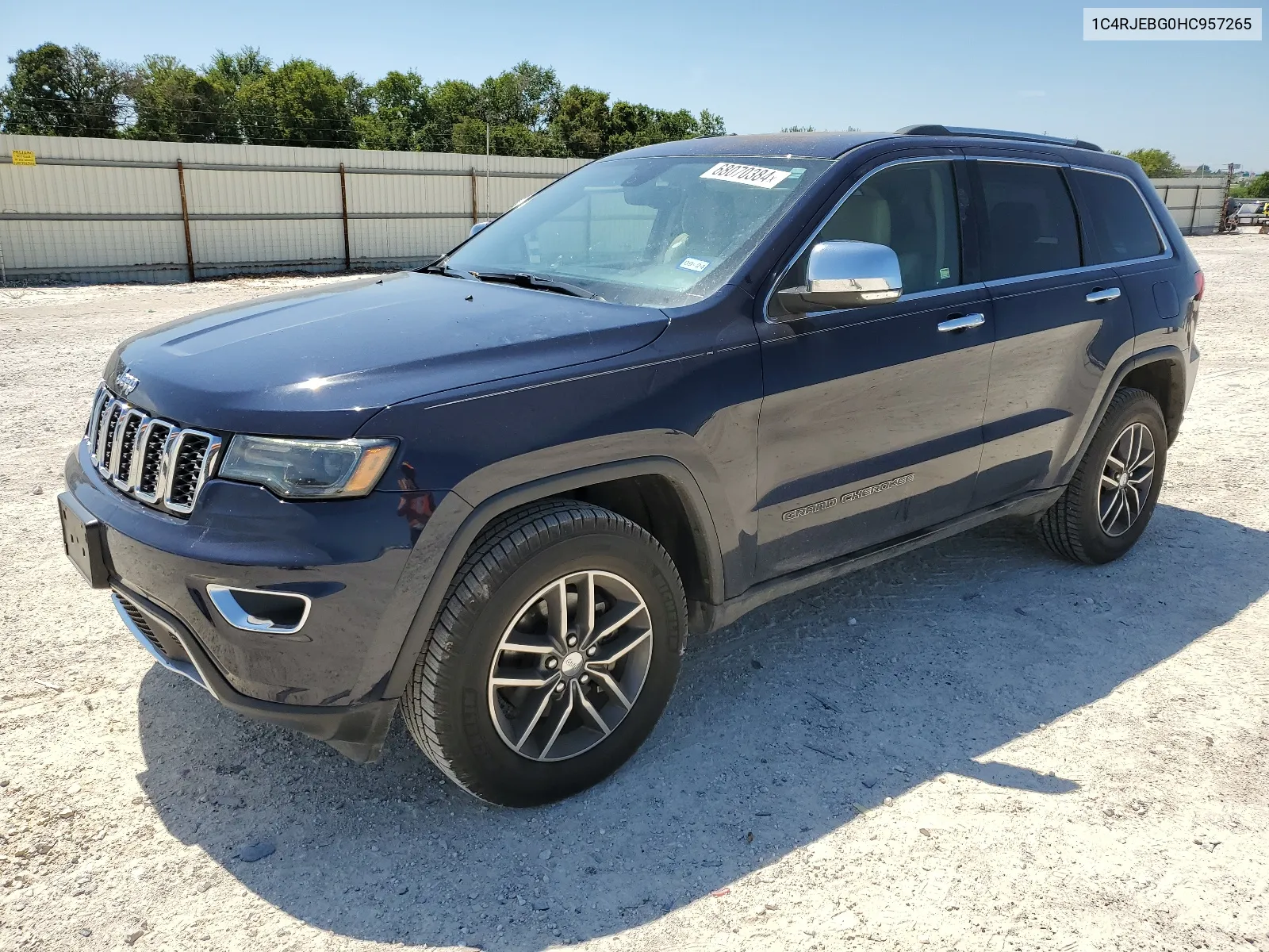 1C4RJEBG0HC957265 2017 Jeep Grand Cherokee Limited