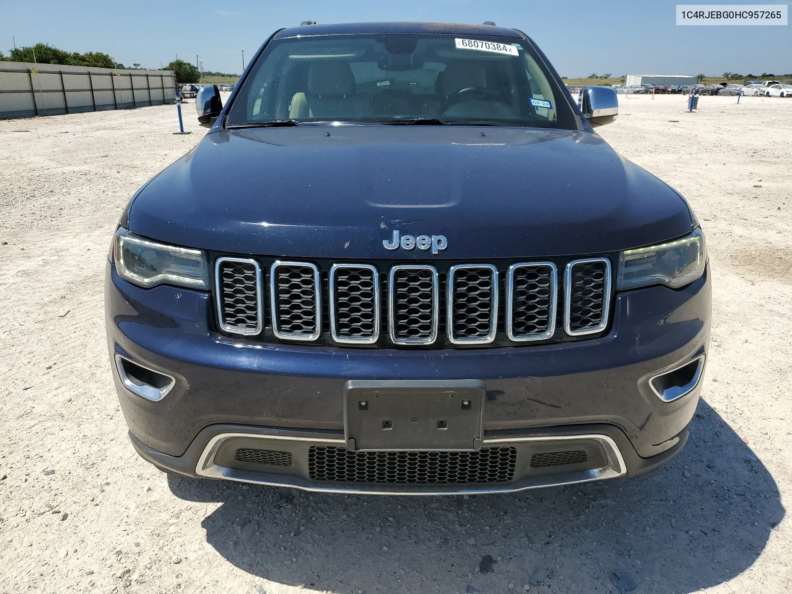 2017 Jeep Grand Cherokee Limited VIN: 1C4RJEBG0HC957265 Lot: 68070384