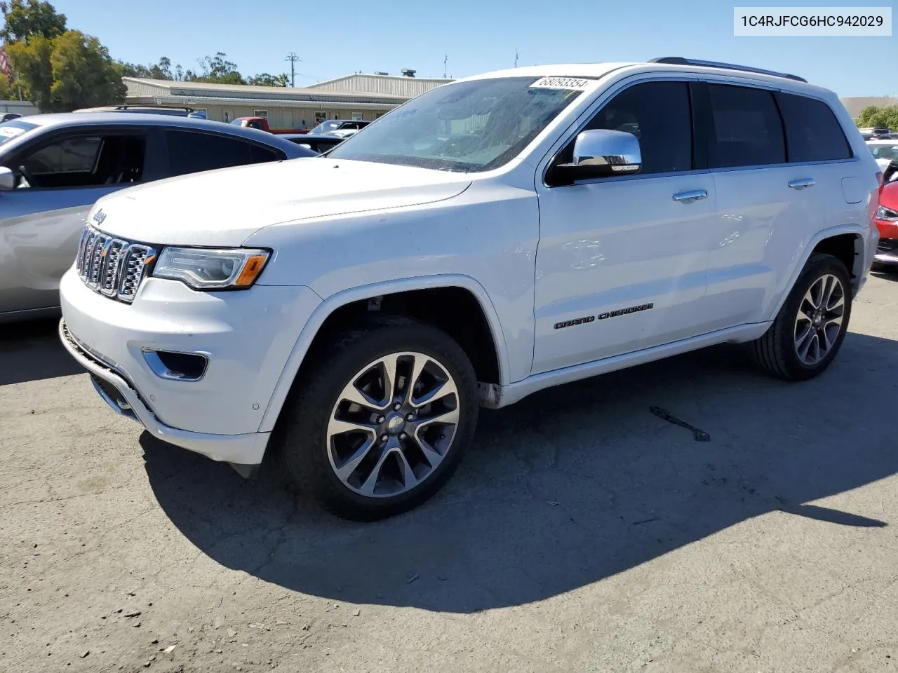 2017 Jeep Grand Cherokee Overland VIN: 1C4RJFCG6HC942029 Lot: 68093354