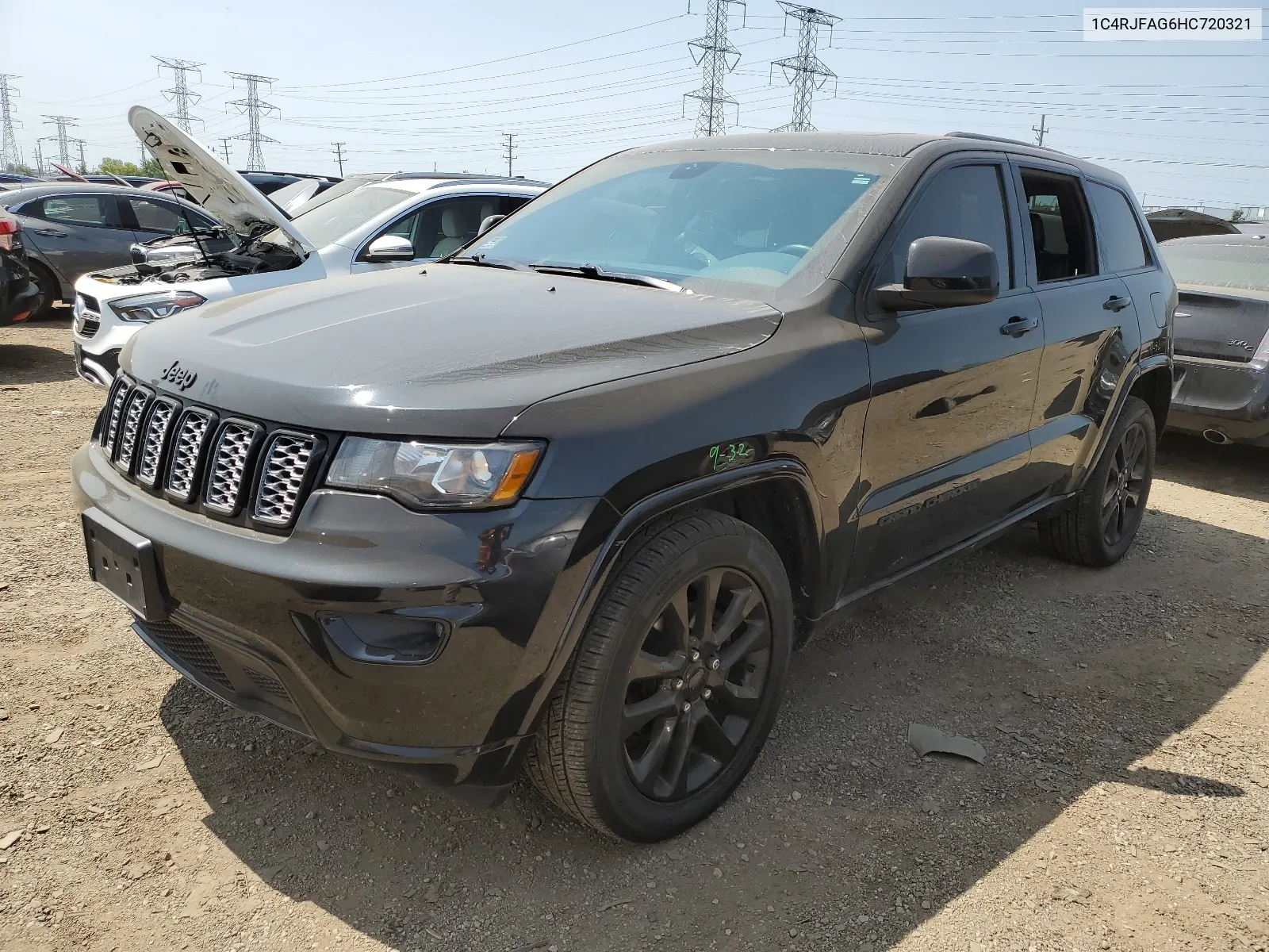 2017 Jeep Grand Cherokee Laredo VIN: 1C4RJFAG6HC720321 Lot: 68148934