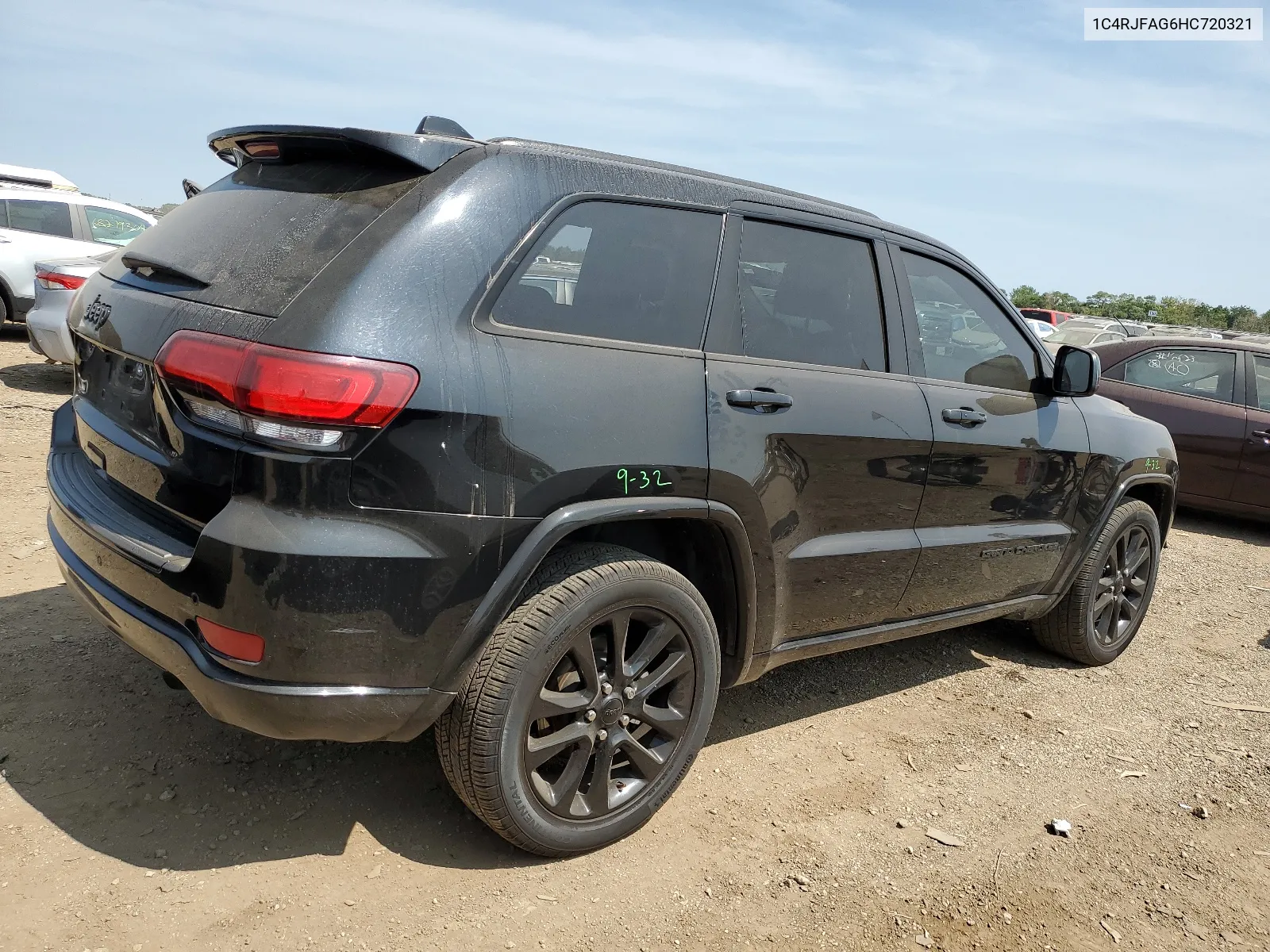 2017 Jeep Grand Cherokee Laredo VIN: 1C4RJFAG6HC720321 Lot: 68148934