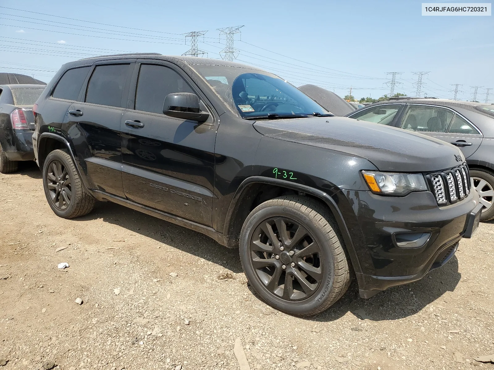 1C4RJFAG6HC720321 2017 Jeep Grand Cherokee Laredo