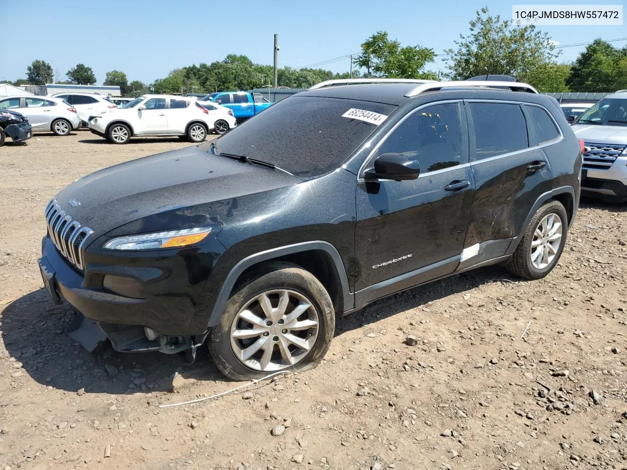 1C4PJMDS8HW557472 2017 Jeep Cherokee Limited