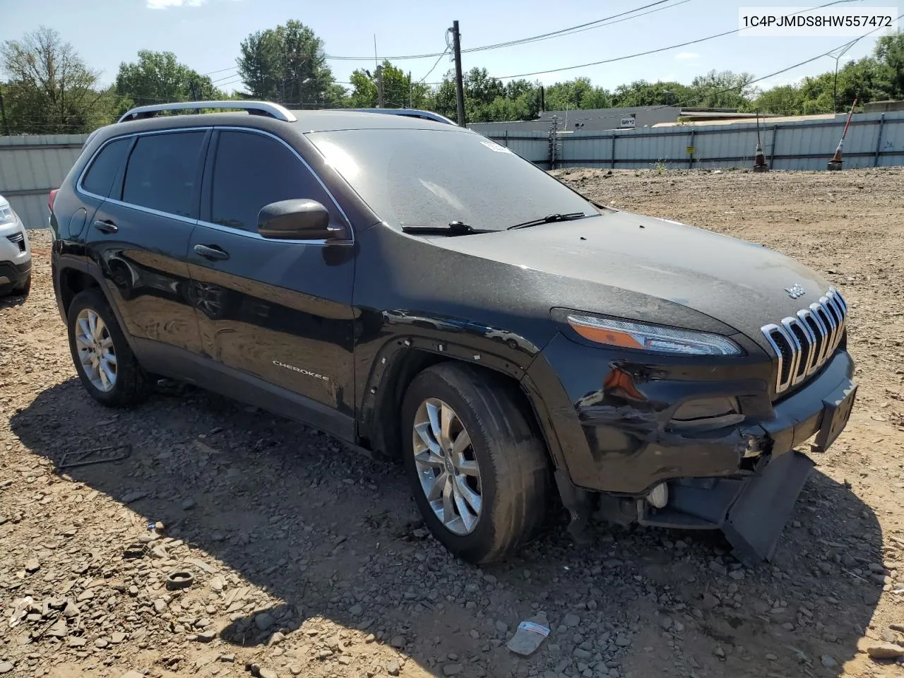 2017 Jeep Cherokee Limited VIN: 1C4PJMDS8HW557472 Lot: 68254414