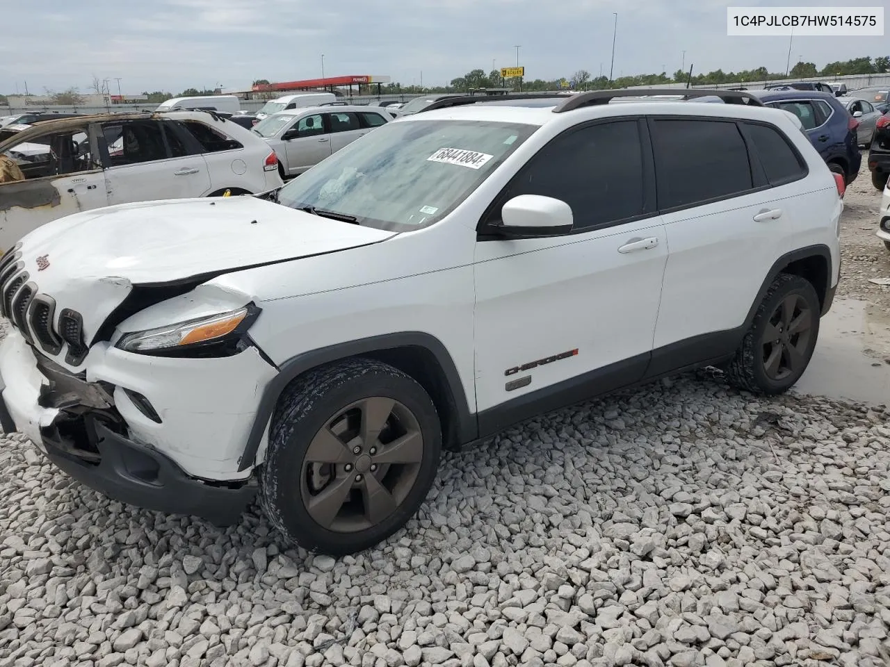 2017 Jeep Cherokee Latitude VIN: 1C4PJLCB7HW514575 Lot: 68441884