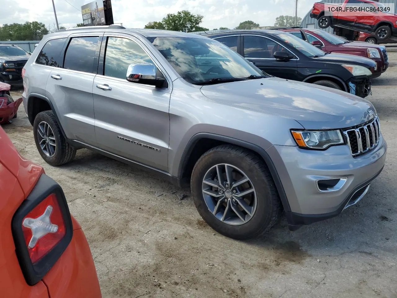 2017 Jeep Grand Cherokee Limited VIN: 1C4RJFBG4HC864349 Lot: 68463294