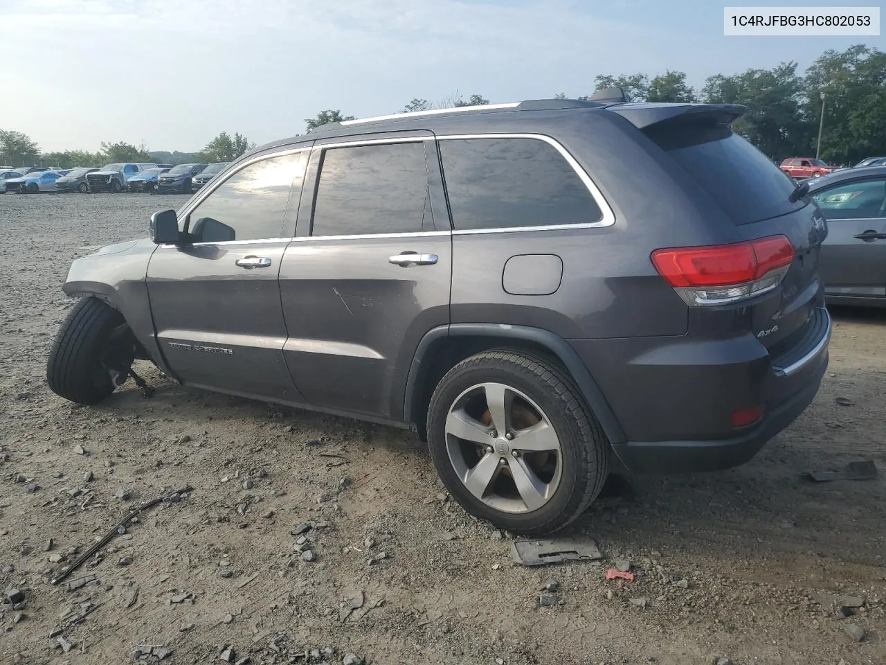 2017 Jeep Grand Cherokee Limited VIN: 1C4RJFBG3HC802053 Lot: 68503574