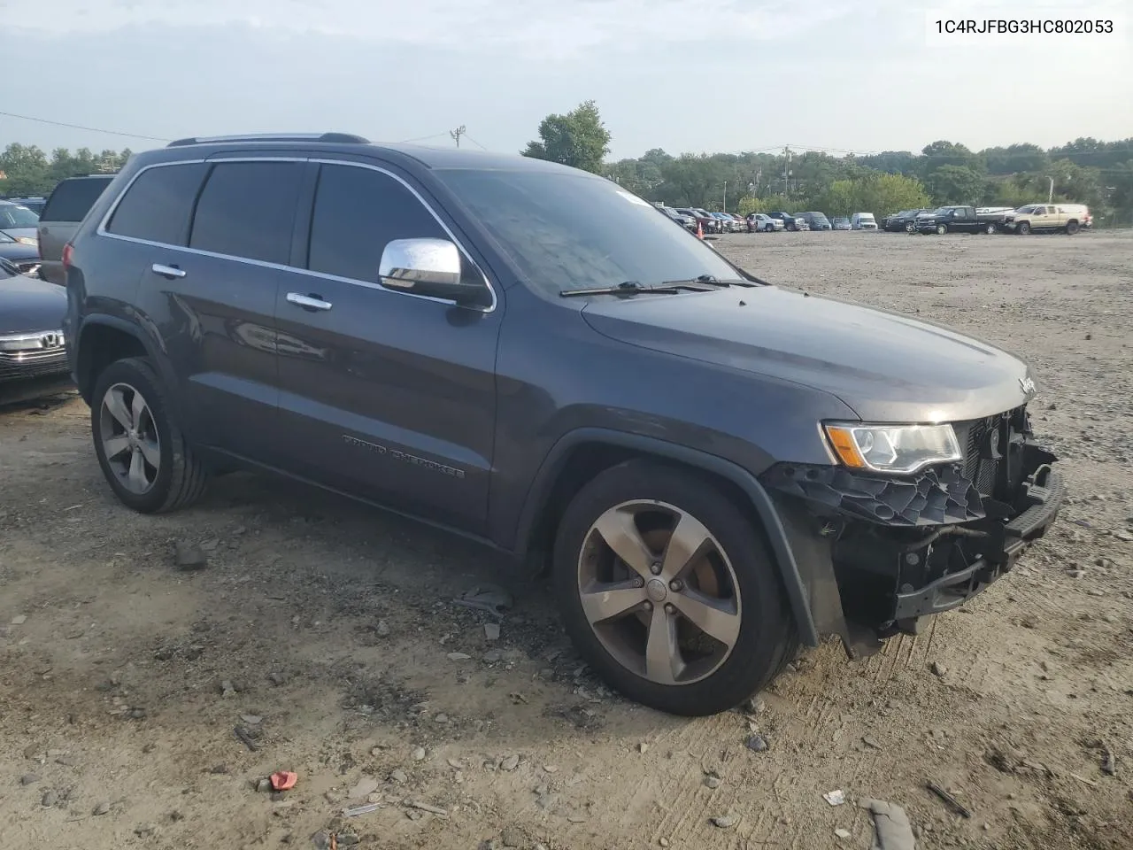 2017 Jeep Grand Cherokee Limited VIN: 1C4RJFBG3HC802053 Lot: 68503574