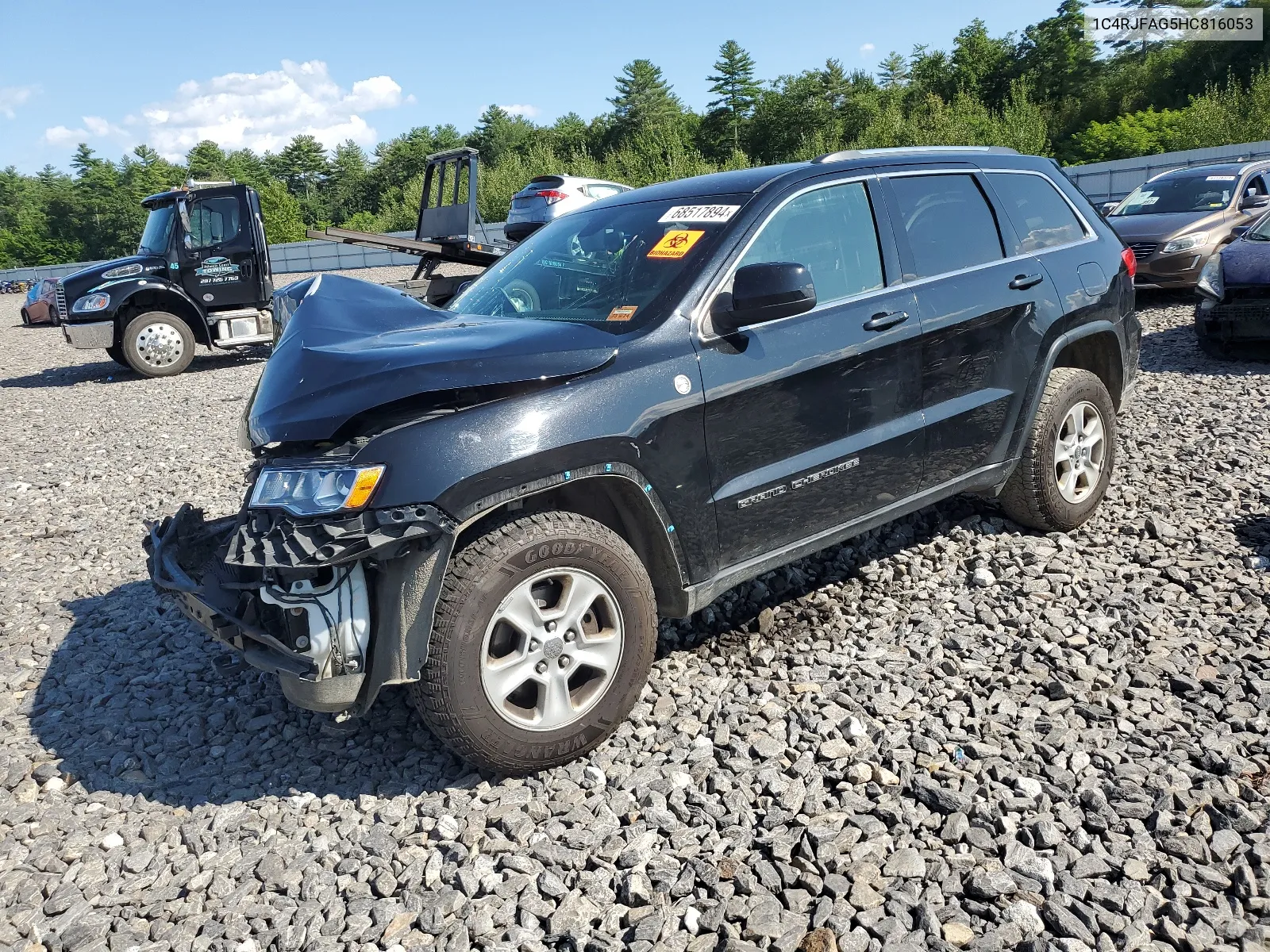 2017 Jeep Grand Cherokee Laredo VIN: 1C4RJFAG5HC816053 Lot: 68517894