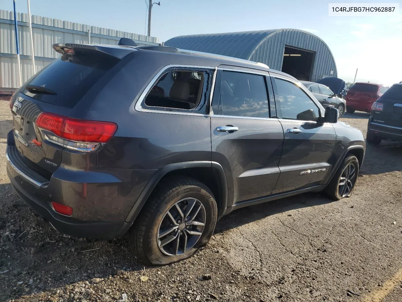 2017 Jeep Grand Cherokee Limited VIN: 1C4RJFBG7HC962887 Lot: 68524644