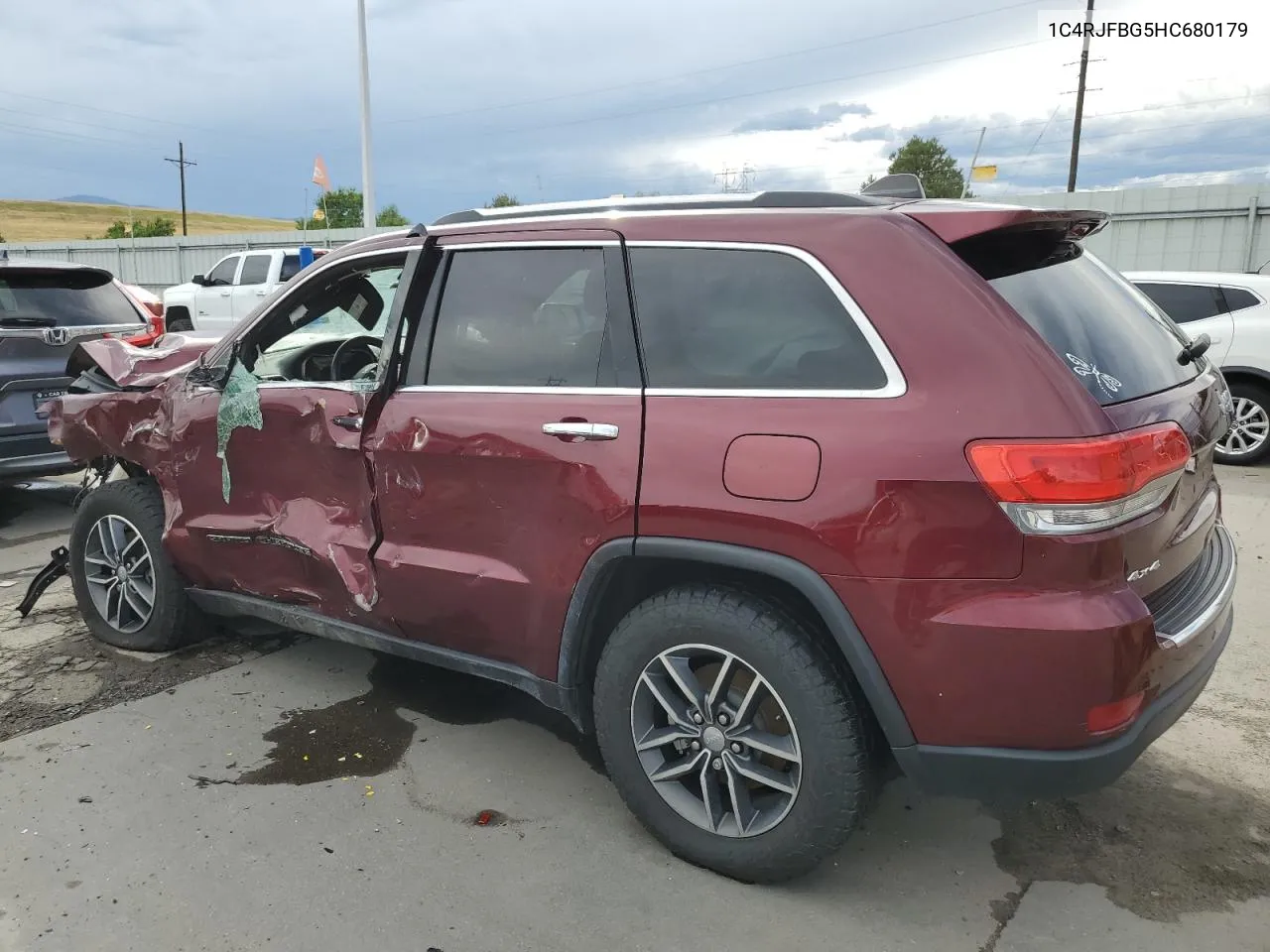 2017 Jeep Grand Cherokee Limited VIN: 1C4RJFBG5HC680179 Lot: 68558574