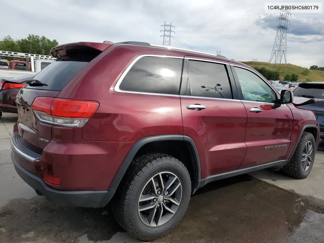 2017 Jeep Grand Cherokee Limited VIN: 1C4RJFBG5HC680179 Lot: 68558574