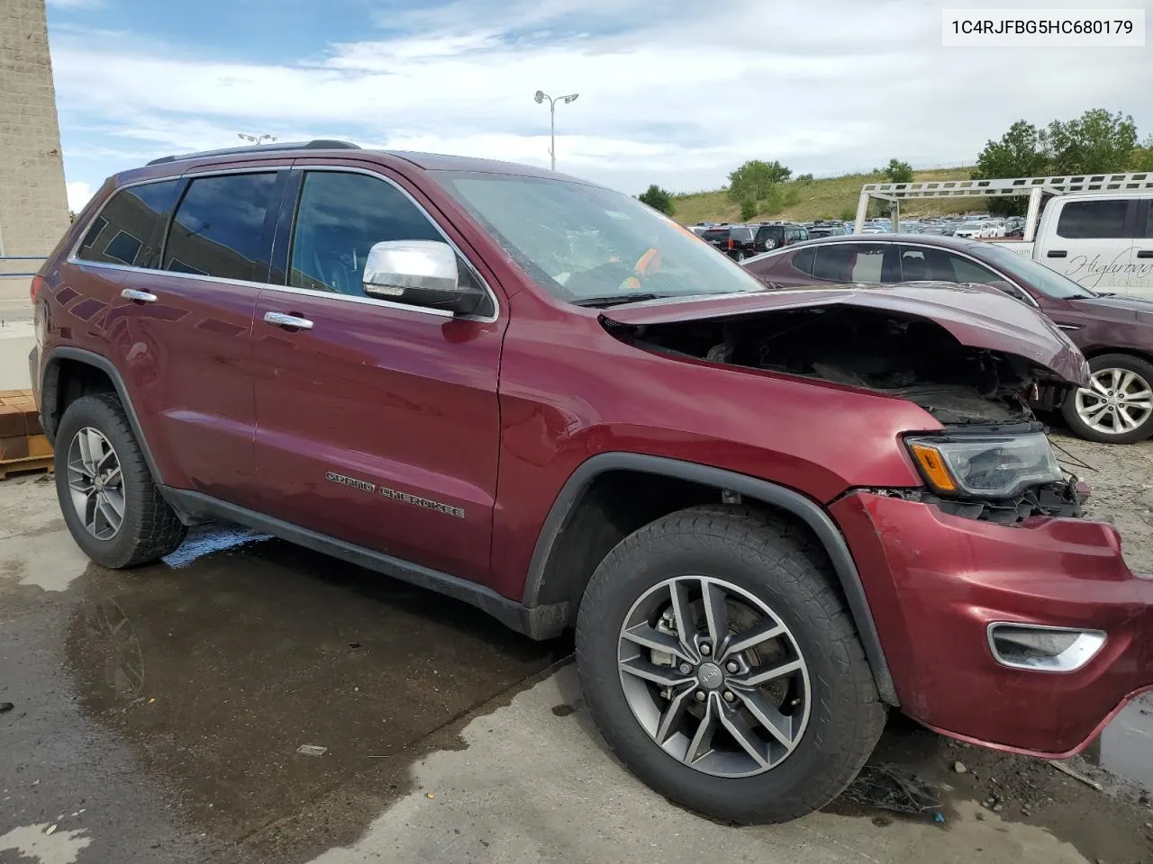 2017 Jeep Grand Cherokee Limited VIN: 1C4RJFBG5HC680179 Lot: 68558574