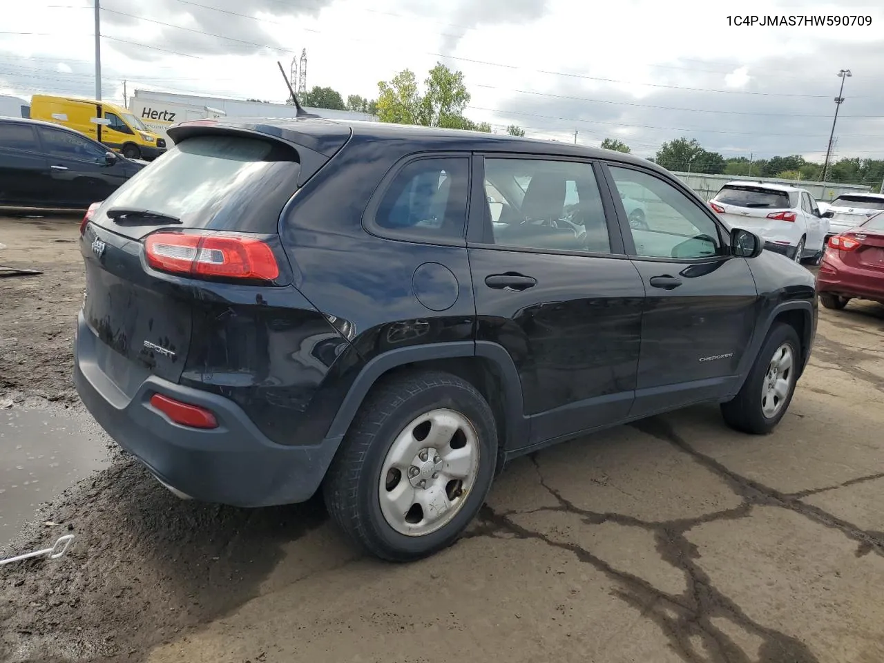 1C4PJMAS7HW590709 2017 Jeep Cherokee Sport