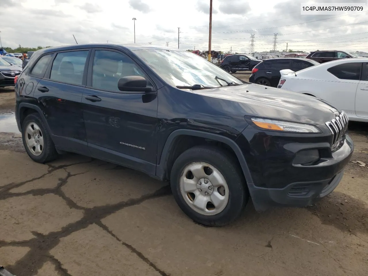 2017 Jeep Cherokee Sport VIN: 1C4PJMAS7HW590709 Lot: 68669304