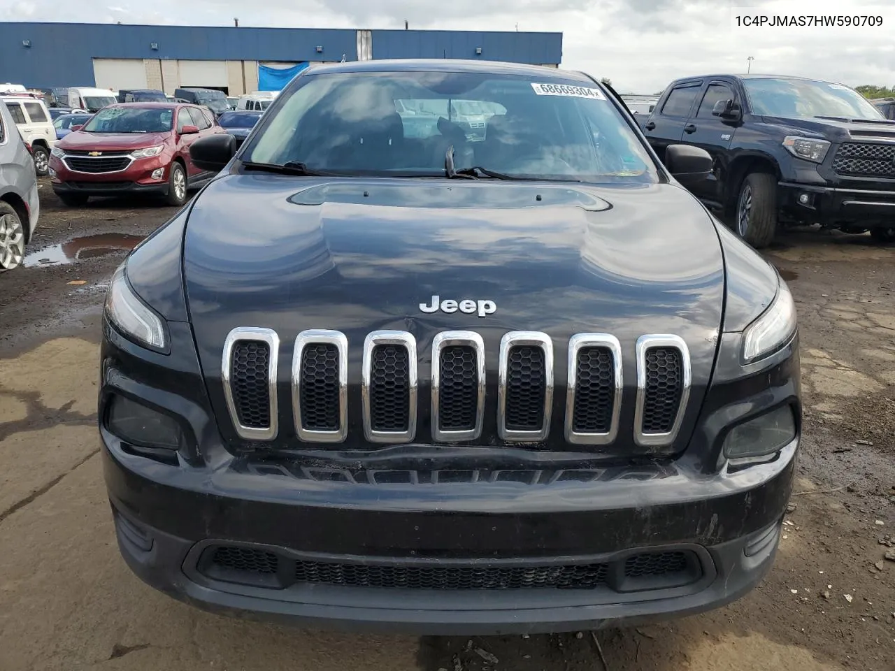 1C4PJMAS7HW590709 2017 Jeep Cherokee Sport