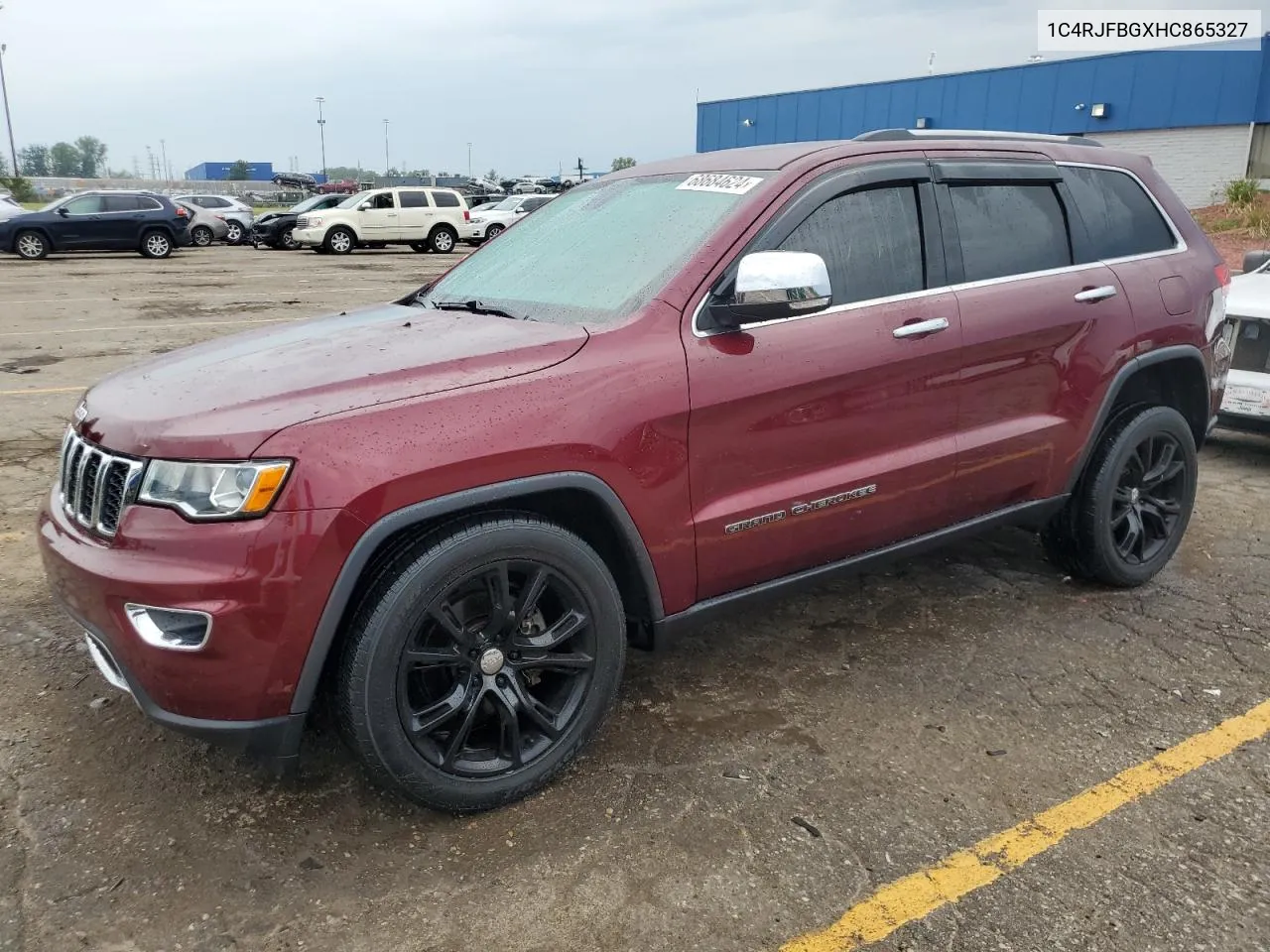 2017 Jeep Grand Cherokee Limited VIN: 1C4RJFBGXHC865327 Lot: 68684624