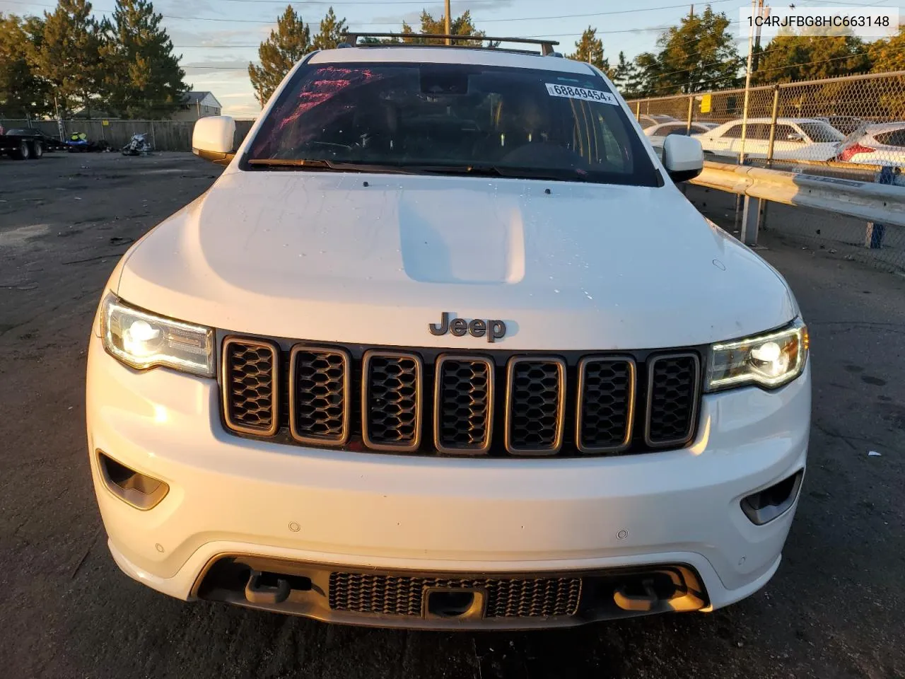 2017 Jeep Grand Cherokee Limited VIN: 1C4RJFBG8HC663148 Lot: 68849454