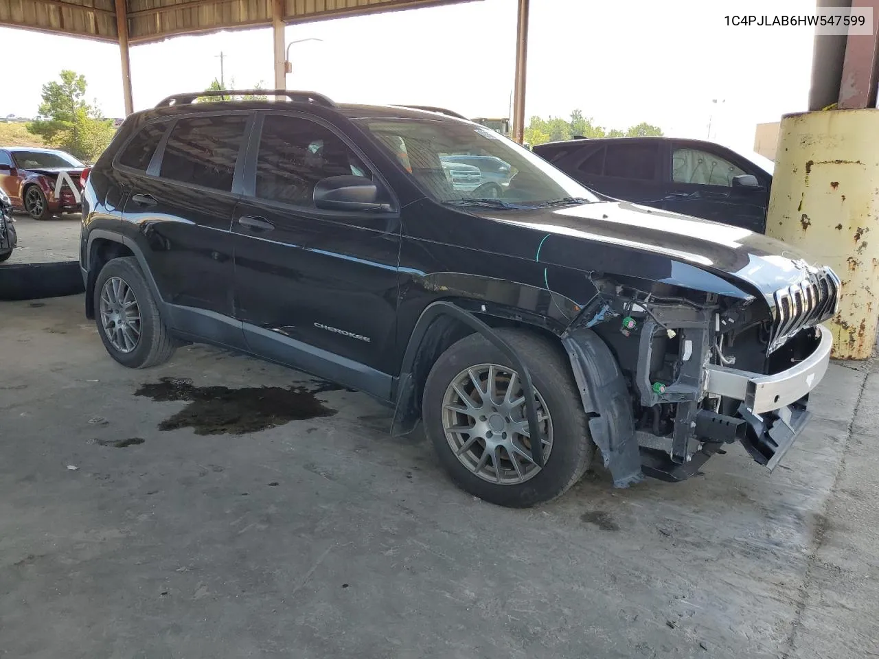 2017 Jeep Cherokee Sport VIN: 1C4PJLAB6HW547599 Lot: 68864504