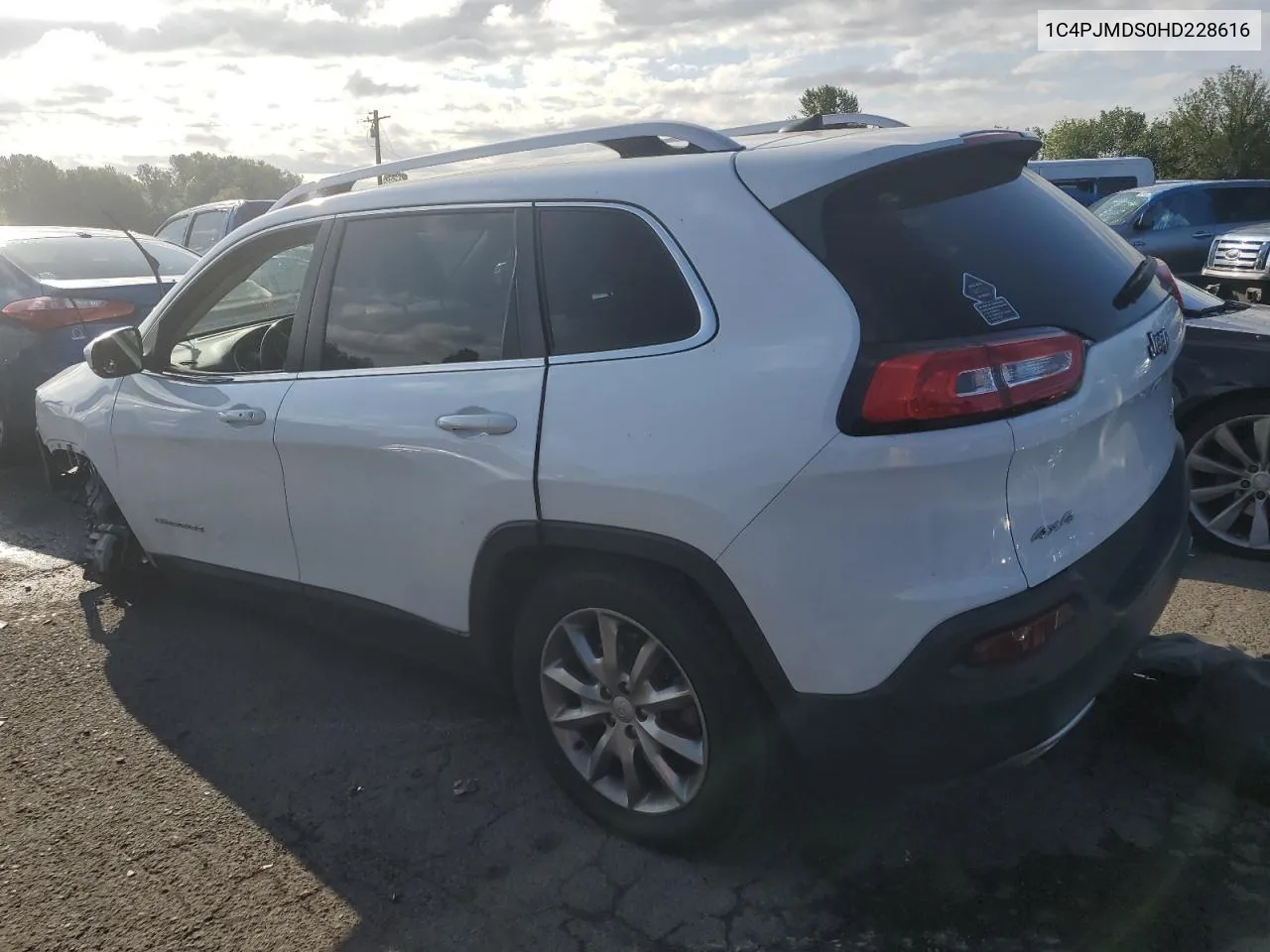 2017 Jeep Cherokee Limited VIN: 1C4PJMDS0HD228616 Lot: 68879334