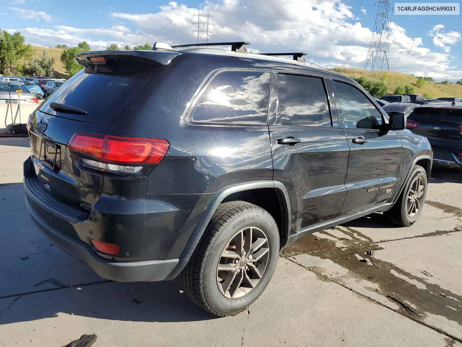 2017 Jeep Grand Cherokee Laredo VIN: 1C4RJFAG0HC699031 Lot: 68880974