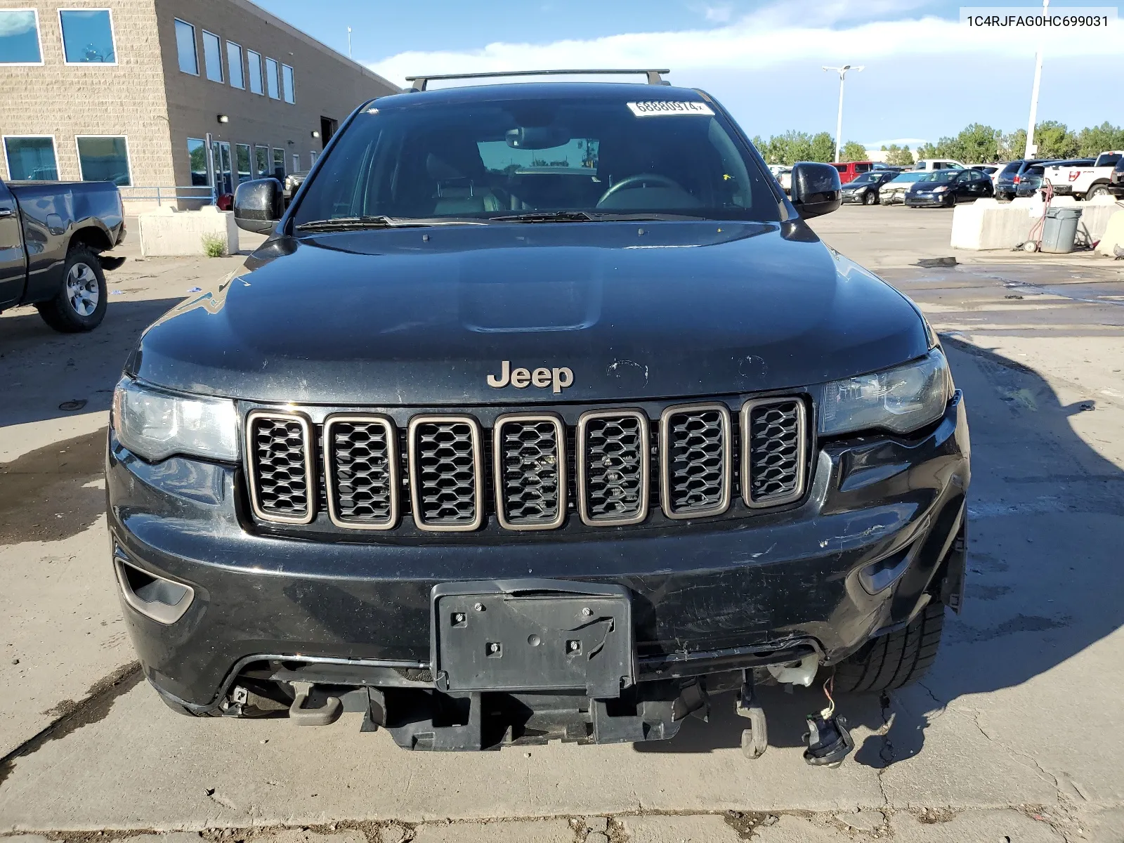 1C4RJFAG0HC699031 2017 Jeep Grand Cherokee Laredo