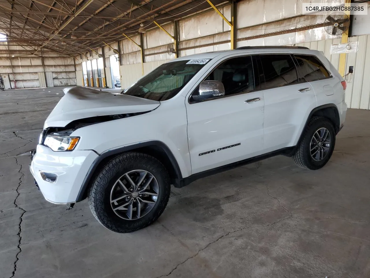 2017 Jeep Grand Cherokee Limited VIN: 1C4RJFBG2HC887385 Lot: 68964364