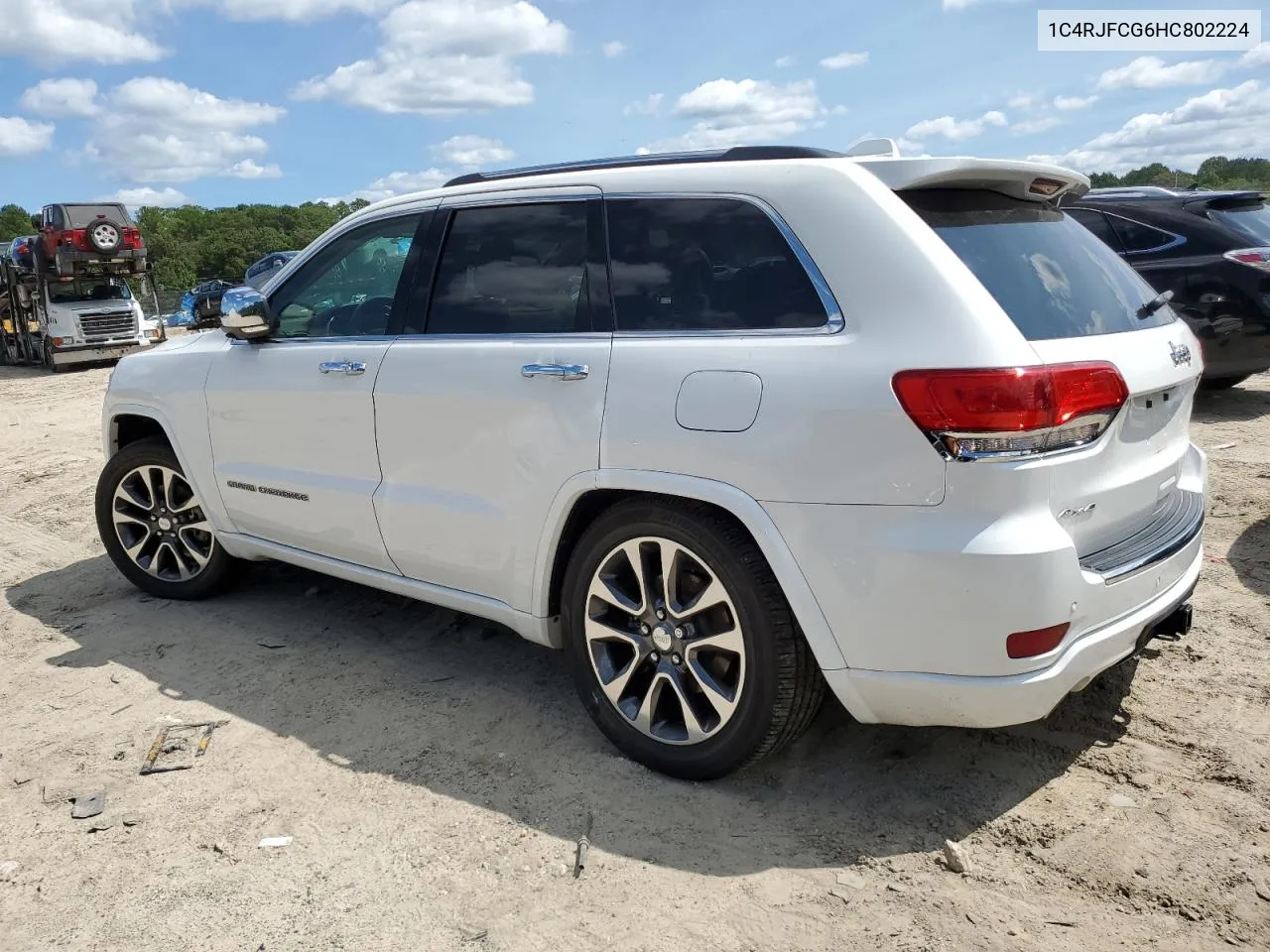 2017 Jeep Grand Cherokee Overland VIN: 1C4RJFCG6HC802224 Lot: 68972024