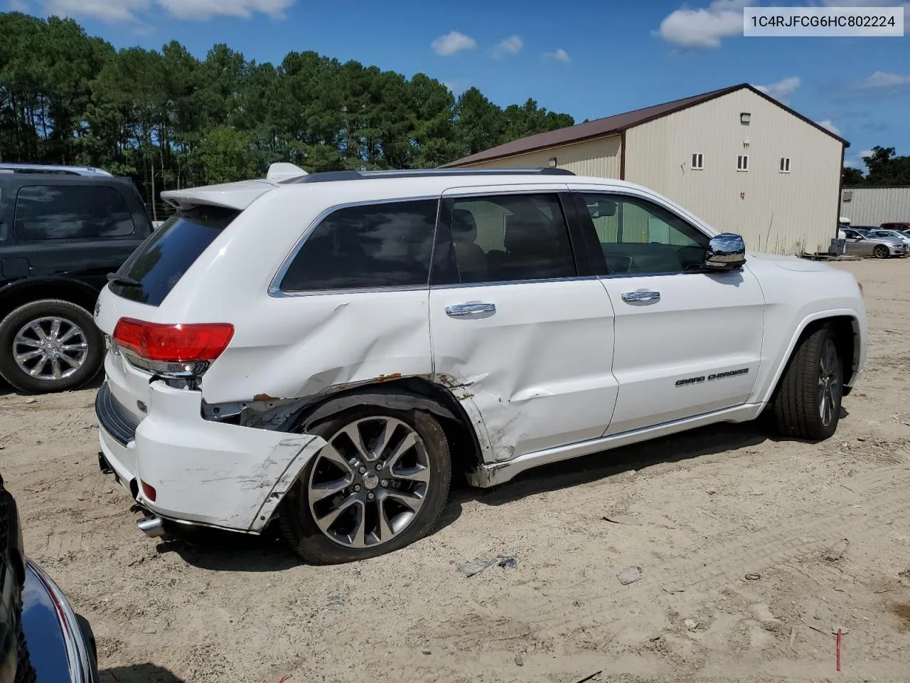 2017 Jeep Grand Cherokee Overland VIN: 1C4RJFCG6HC802224 Lot: 68972024