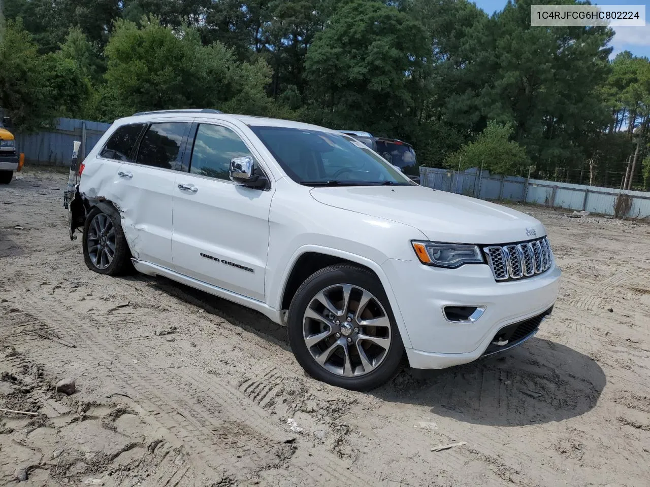 1C4RJFCG6HC802224 2017 Jeep Grand Cherokee Overland