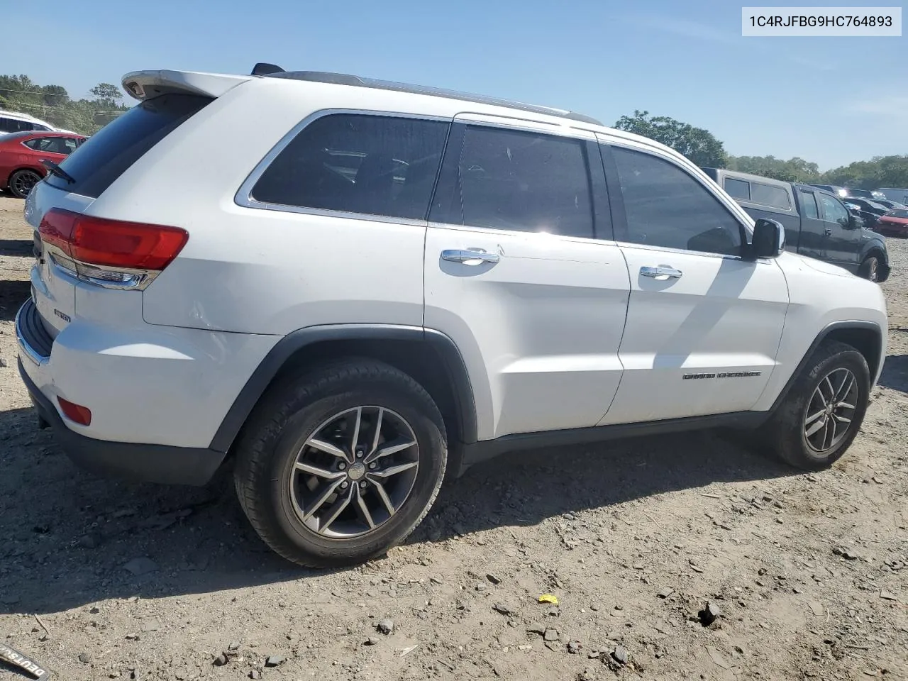 2017 Jeep Grand Cherokee Limited VIN: 1C4RJFBG9HC764893 Lot: 68999774