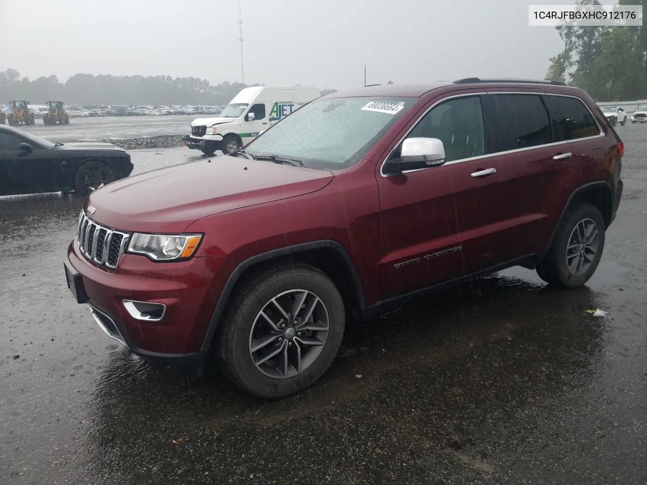 2017 Jeep Grand Cherokee Limited VIN: 1C4RJFBGXHC912176 Lot: 69036664