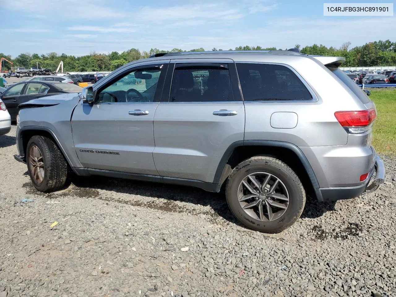 2017 Jeep Grand Cherokee Limited VIN: 1C4RJFBG3HC891901 Lot: 69071974